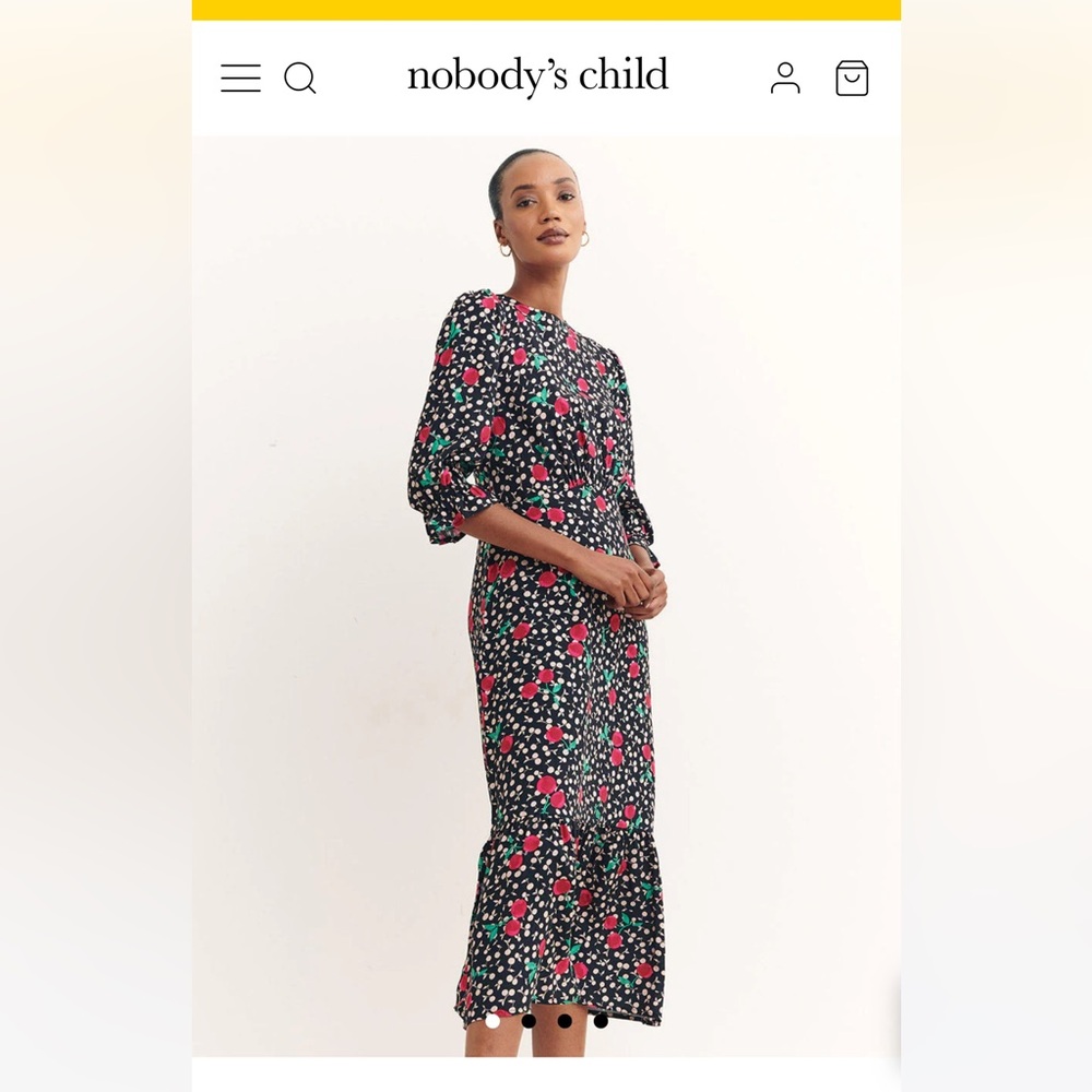 Anthropologie Nobody’s Child Selena Midi dress, size 6 US/ 10 UK.